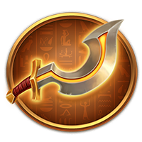 戰神賽特2沙漠之刃符號倍數圖示,展示武器符號獎倍率2倍至12倍,象徵遊戲中中高倍報酬與連線爆擊潛力。